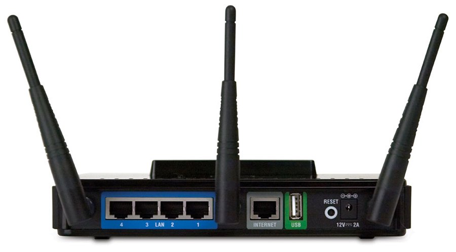 DGL-4500 router back